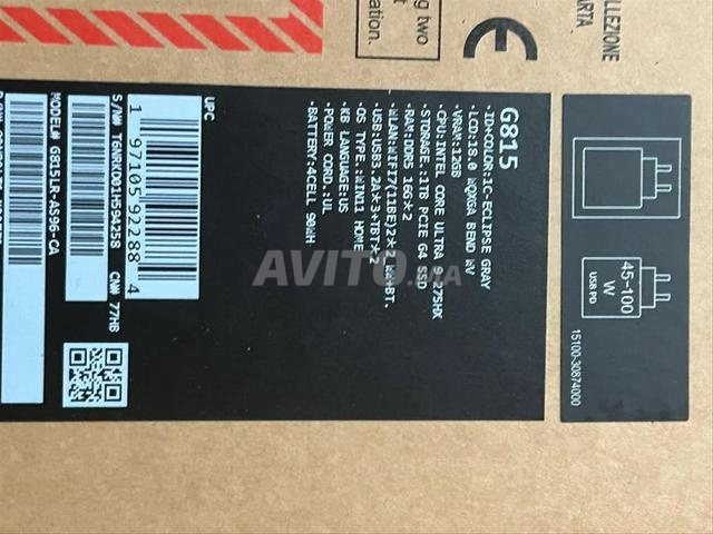 ASUS ROG STRIX G815 U 9 32GB 1T 32GB RTX 5070 Ti