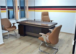 BUREAU DE DIRECTION MODERNE AVEC ÉCLAIRAGE LED