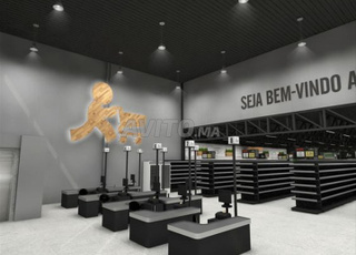 Gondole Murale De magasin