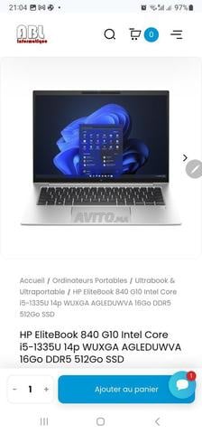 HP EliteBook 840 G10 Intel Core i5-1335U