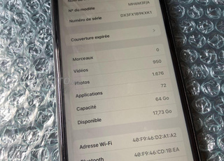 iPhone XR 64 Go Etat 94
