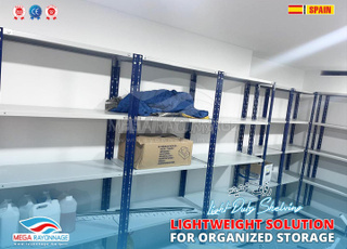 Rayonnage léger métal – Rangement optimisé