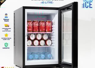 Mini Réfrigérateur Silencieux 40 LITRE - VITRE