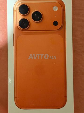 ايفون 17 برو 256 جيجابايت برتقالي جديد