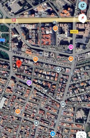 أرض مساحتها 276 مترًا مربعًا للبيع في مركز المدينة طنجة