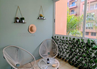 Appartement meublé 2 chambres à Gueliz