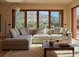 Canapé d'angle moderne