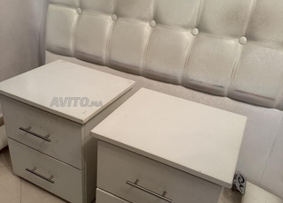 Cadre lit 2 coiffeuse sky