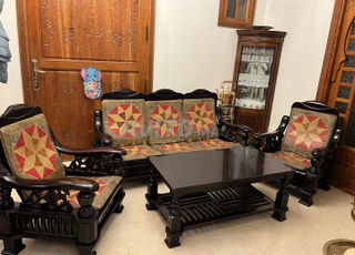 Salon en bois massif à vendre