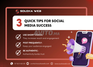 Gestion réseaux sociaux & marketing digital seo