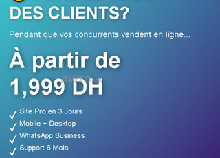 🔥 Site Web Restaurant/Boutique Oujda - 3 JOURS