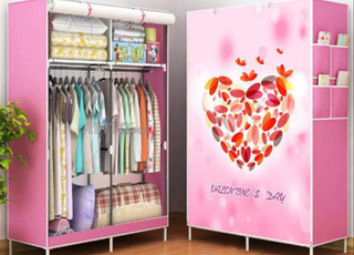Armoire à vêtements en tissu pliable