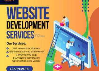 خدمات تطوير المواقع