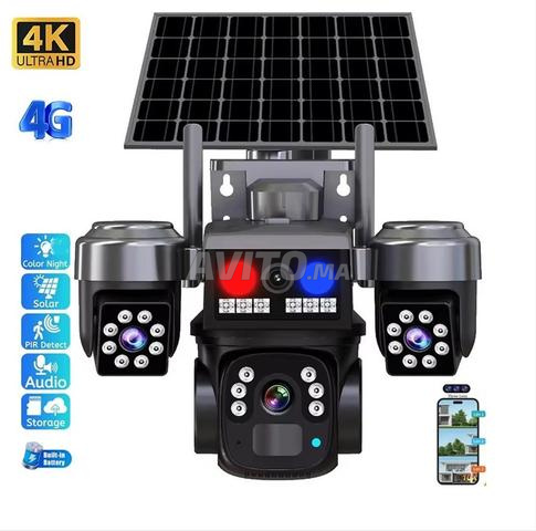 Camera 4G Solaire 20 MP - 4 Lens - 2 Panneaux Sola - 2