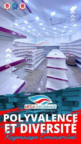 Gondoles caisses supermarché Promo limitée