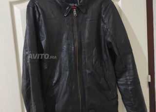 جاكيت جاك اند جونز جلد أصلي