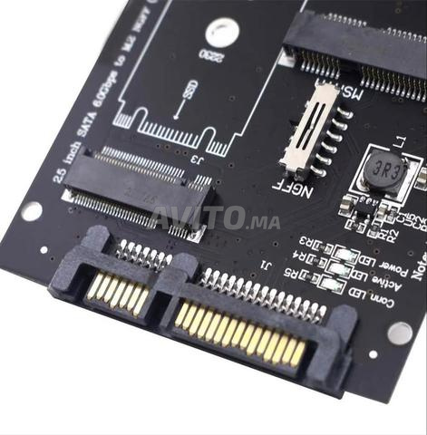 Adaptateur M.2 NGFF et MSATA vers SATA 3.0 - 2