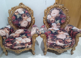 2 fauteuils égyptiens