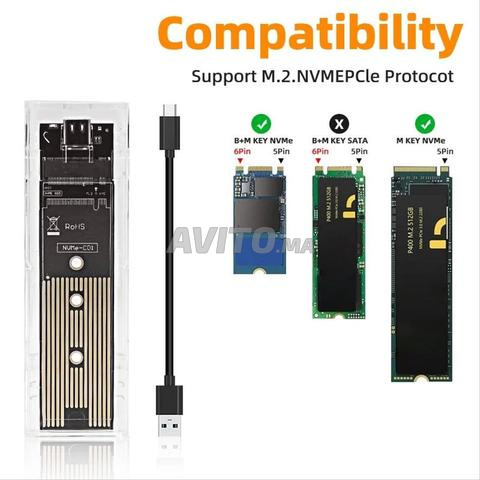 Boîtier M.2 NVME Type-C 3.1 - 2