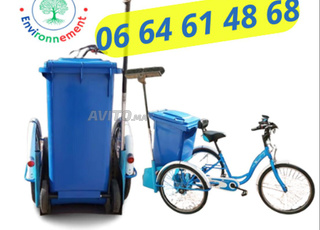 Électrique de Nettoyage Urbain Poubelle 120 L