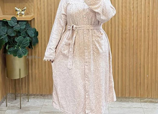 Peignoir long shoni craniet avec coquillages