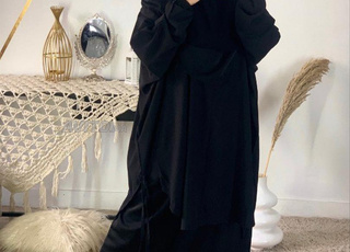 إنسومبل خمار مع نقاب 4 قطع وينننوو