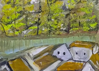 منظر طبيعي خيالي