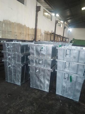 حاوية قمامة مجلفنة - صندوق متعدد الاستعمالات