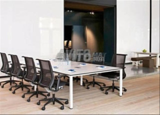 Table de Réunion Moderne et Solide pour Bureau