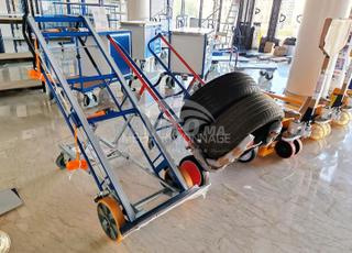 Diable porte pneus avec support – 200kg