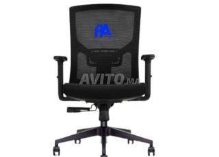 Fauteuil de bureau en tissu mesh avec roulette