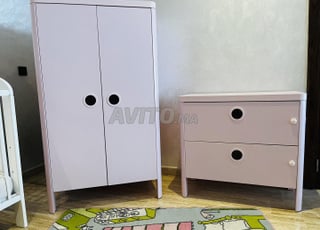 Armoire et commode pour fille