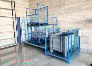 Conteneur mobile empilable – 600kg