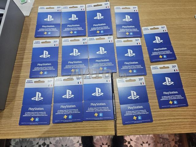 بطاقات هدايا بلاي ستيشن - 20 يورو و 50 يورو
