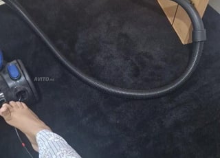 سجاد أسود بسيط