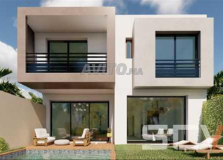 Villa neuve avec piscine à vendre