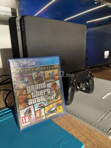 بلاي ستيشن 4 سليم 500 جيجابايت أونلاين بلس GTA 5