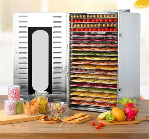 مجفف ومجفف طعام من الفولاذ المقاوم للصدأ 20 صينية