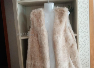 Gilet fourrure taille S