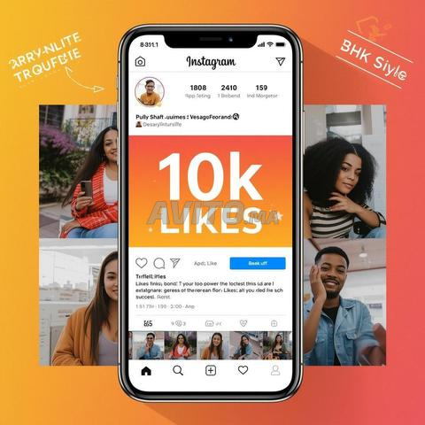 Achetez 10k likes et impressionnez votre Instagram