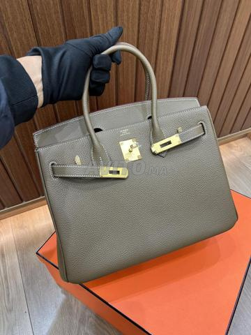 هيرمس بيركين مصنوعة يدويا بالكامل 30 سم بجودة أصلية