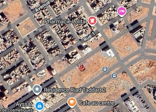 Terrain 300 m2 R4 à Taddart