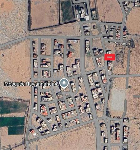 Terrain zone villa Annahda 4 à Ouled Teïma