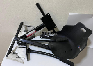 Siège de support d'hovercart noir réglable