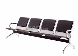 banquette en inox revêtement en cuir 2\3\4\5 place
