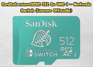 SanDisk microSDXC 512 Go UHS-I – Nintendo Switch