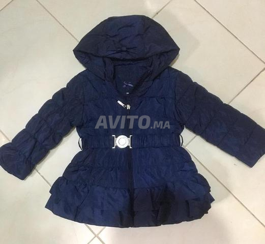Manteau Chic Fille et Coupe vent Marine (original) - 2