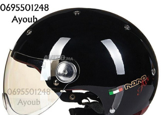 Casque vintage pour le moto vespa
