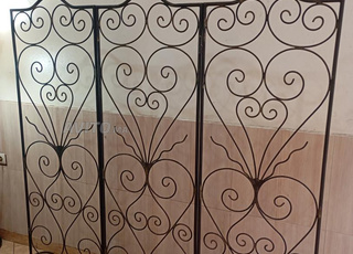 paravent en fer forgé