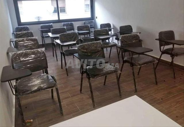 كرسي إيزو مع طاولة كتابة تصنيع مصنع - 2